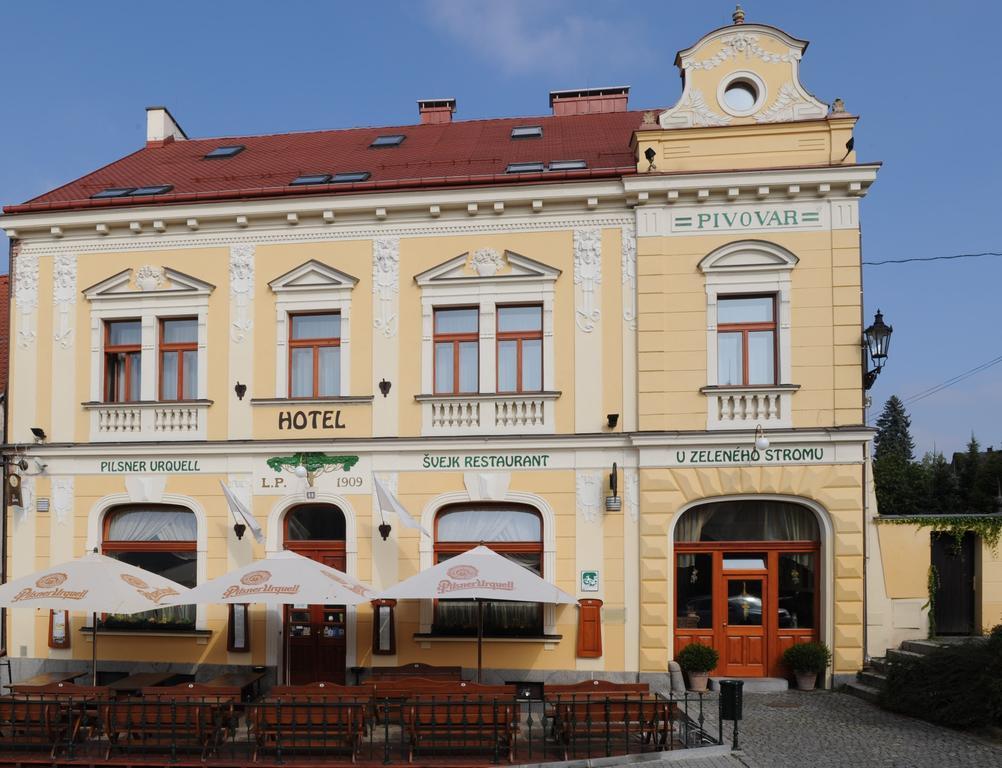 Hotel U Zeleneho Stromu Nepomuk Dış mekan fotoğraf